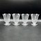 Antique Art Deco Baccarat Crystal Engraved Sherry Glasses in the Michelangelo Design, 1920, Set of 6, Image 15