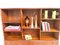 Bookcase Sideboard in Teak and Brass, 1960s 33