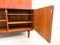 Bookcase Sideboard in Teak and Brass, 1960s 38