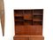 Bookcase Sideboard in Teak and Brass, 1960s 7