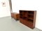 Bookcase Sideboard in Teak and Brass, 1960s 21