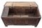 Large Carved Oak Coffer with Candle Box 8