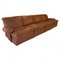 Vintage Italian Modular Sofa in Cognac Leather, 1970, Set of 8 8