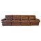 Vintage Italian Modular Sofa in Cognac Leather, 1970, Set of 8 1