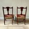 Antique English Mahogany Chairs, 1890s, Set of 2 5