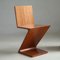Zig Zag Chairs by Gerrit Rietveld for Cassina, 1980s, Set of 2 2