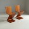 Zig Zag Stühle von Gerrit Rietveld für Cassina, 1980er, 2er Set 9