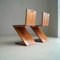 Zig Zag Chairs by Gerrit Rietveld for Cassina, 1980s, Set of 2 17