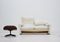 Maralunga 2-Seater Sofa in White Leather by Vico Magestretti for Cassina, Image 3