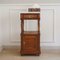 Antique Gründerzeit Bedside Table with Columns and White Marble Top, 1890s 9