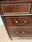 Louis XVI Style Chest of Drawers in Mahogany with Grey Veined Marble Top 9