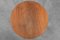 Table d'Appoint Ronde Art Déco en Chêne avec Pied Courbé, France, 1920s 13