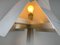 Italian Architectural Avant Garde Opaline Glass Table Lamp, 1970s 15