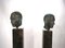 Student of Georg Kolbe, Busts on Pedestals, 1925, Bronze & Granite Steles, Set of 2 13