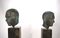 Student of Georg Kolbe, Busts on Pedestals, 1925, Bronze & Granite Steles, Set of 2 3