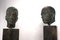 Student of Georg Kolbe, Busts on Pedestals, 1925, Bronze & Granite Steles, Set of 2 21