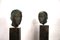 Student of Georg Kolbe, Busts on Pedestals, 1925, Bronze & Granite Steles, Set of 2, Image 18