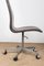 Vintage High-Backed Office Chairs in Leather and Aluminium by Arne Jacobsen for Fritz Hansen, 1980, Set of 4 18