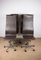 Vintage High-Backed Office Chairs in Leather and Aluminium by Arne Jacobsen for Fritz Hansen, 1980, Set of 4 16