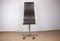 Vintage High-Backed Office Chairs in Leather and Aluminium by Arne Jacobsen for Fritz Hansen, 1980, Set of 4 6