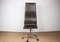 Vintage High-Backed Office Chairs in Leather and Aluminium by Arne Jacobsen for Fritz Hansen, 1980, Set of 4 8