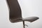 Vintage High-Backed Office Chairs in Leather and Aluminium by Arne Jacobsen for Fritz Hansen, 1980, Set of 4 5