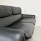 DS-2011 Sofa aus schwarzem Leder von De Sede, Schweiz, 1980er 4