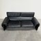 DS-2011 Sofa aus schwarzem Leder von De Sede, Schweiz, 1980er 6