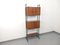 Vintage Italian Modular Bookcase in Walnut Wood and Metal, 1960s 1