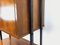 Vintage Italian Modular Bookcase in Walnut Wood and Metal, 1960s 17