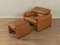 Set of Vintage 675 Maralunga Chair and Ottoman from Vico Magistretti for Cassina, 1970s 1