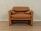 Set of Vintage 675 Maralunga Chair and Ottoman from Vico Magistretti for Cassina, 1970s 4