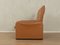 Set of Vintage 675 Maralunga Chair and Ottoman from Vico Magistretti for Cassina, 1970s 6