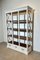 Large White and Wood Bookcase 2