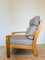 Vintage Oak Lounge Armchair, West Europe, 1970s, Image 6