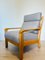 Vintage Oak Lounge Armchair, West Europe, 1970s, Image 2