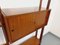 Modulares italienisches Vintage Bücherregal aus Teak, 1960er 6
