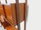 Modulares italienisches Vintage Bücherregal aus Teak, 1960er 4