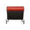 Zyklus Sessel aus schwarzem und rotem Leder von Cor 13