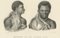 Brodtmann, Northwest American Inhabitants, 1827, Lithographien, 2er Set 6
