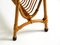 Petite Table d'Appoint en Bambou avec Plateau en Verre et Porte-Revues, Italie, 1960s 8