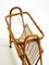 Petite Table d'Appoint en Bambou avec Plateau en Verre et Porte-Revues, Italie, 1960s 18
