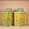 Boîtes à Thé en Porcelaine Pastel avec Motif Floral, Chine, Set de 2 2