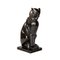 Katze im Art Deco Stil, 1920er-1940er, Bronze 4