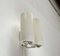 Minimalistische Mid-Century Doppel Wandlampe von Erco, Deutschland, 1960er 8