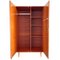 Dänischer Hochglanz Kleiderschrank mit 2 Türen, 1960er 4