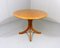Tavolino da caffè ovale in frassino, Danimarca, anni '60, Immagine 3
