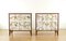 Moderne skandinavische Kommoden mit Nordens Flora Illustrationen, 1940er, 2 . Set 1