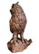 Vintage Hand-Carved Wood Owl, 1920s 5