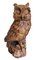 Vintage Hand-Carved Wood Owl, 1920s 1